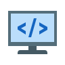 icono de código de programador